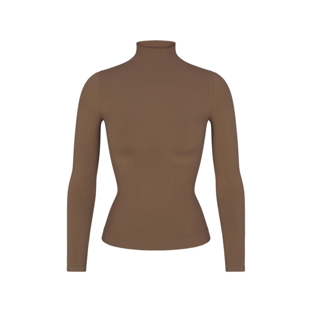 SKIMS Long Sleeve Mock Neck Top
